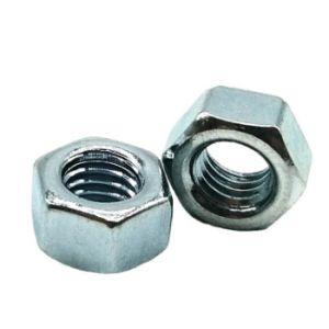 DIN934 Middle M5 Stainless Steel Nuts Hexagon Zinc Plated