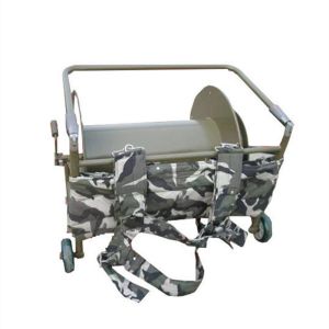 Buy cheap Multi-Function Retractable Fiber Tactical Cable Drum Spool Cart Reel Manpack Backpack from wholesalers