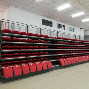 Buy cheap HDPE Material Retractable Bleacher Seating For Schools Gymnasium from wholesalers