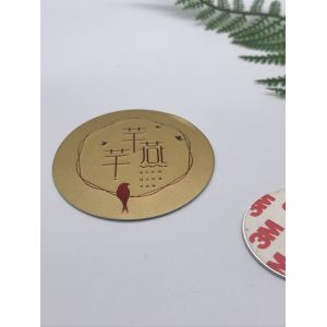 Buy cheap Abrasion Resistance Self Adhesive Aluminium Labels For Perfume Container product