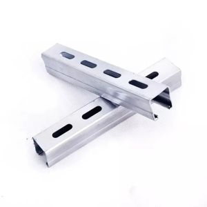 Buy cheap High Strength Galvanized Slotted Metal Framing Strut Channel / C Slotted Channel from wholesalers