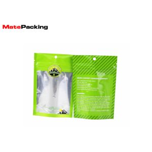 Buy cheap Custom Color Stand Up Plastic Pouches , Tobacco Stand Up Zipper Bags With Window from wholesalers