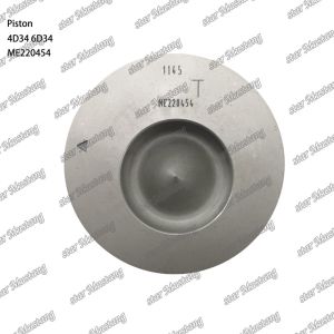 6D34 Engine Piston Pin Hole 36mm With Alfin With Oil Gallery ME220454 For