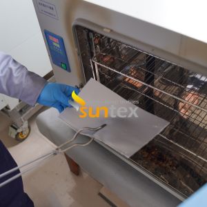 Buy cheap Flame Retardant Silicone Coated Fiberglass Fabric with Temperature Resistance -50°C to 500°C and 400 g/sqm Weight from wholesalers