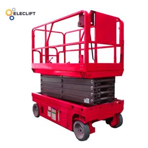 Buy cheap Manual Steering Self Propelled Scissor Lift With Emergency Stop Button from wholesalers