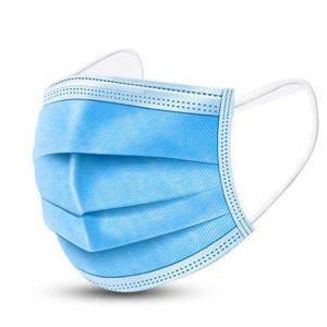 Environmental Friendly Disposable Medical Face Mask With Adjustable Nose Clip