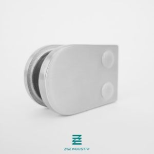 Buy cheap Stainless Steel Balustrades Glass Railing Clamps D Model Silver Color H45mm X W63mm from wholesalers