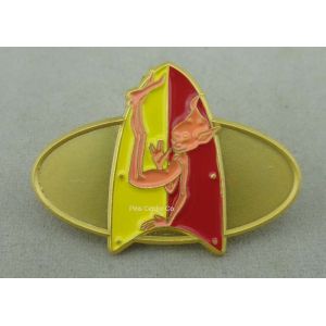 Buy cheap Classic Embossed Soft Enamel Recognition Pins With Gold Plating from wholesalers