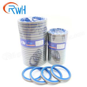 PU Iron 30Mpa Hydraulic Cylinder Wiper Seal DKBI With Blue Color