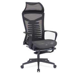 Buy cheap 90MM Swivel Mesh Office Chair / Nylon Castor High Back Chair With Lumbar Support from wholesalers