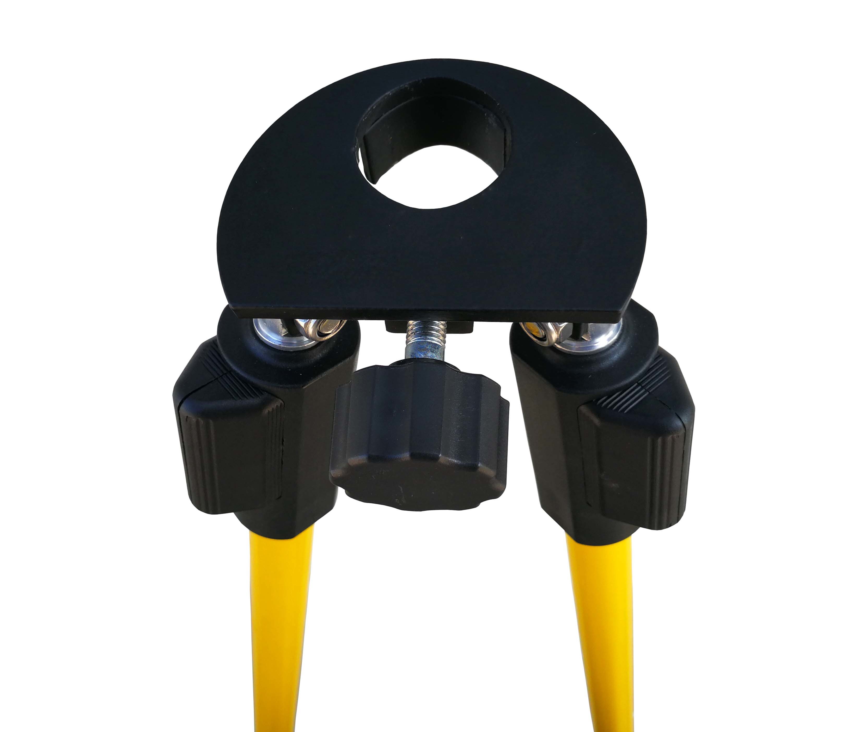 Twist Lock Range Pole With Prism GNSS Prism Pole Bipod