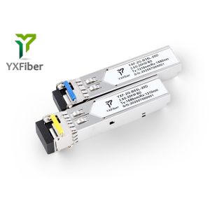 Buy cheap SFF-8472 LC BiDi Fiber Optic 20km 2.5G SFP Transceiver from wholesalers
