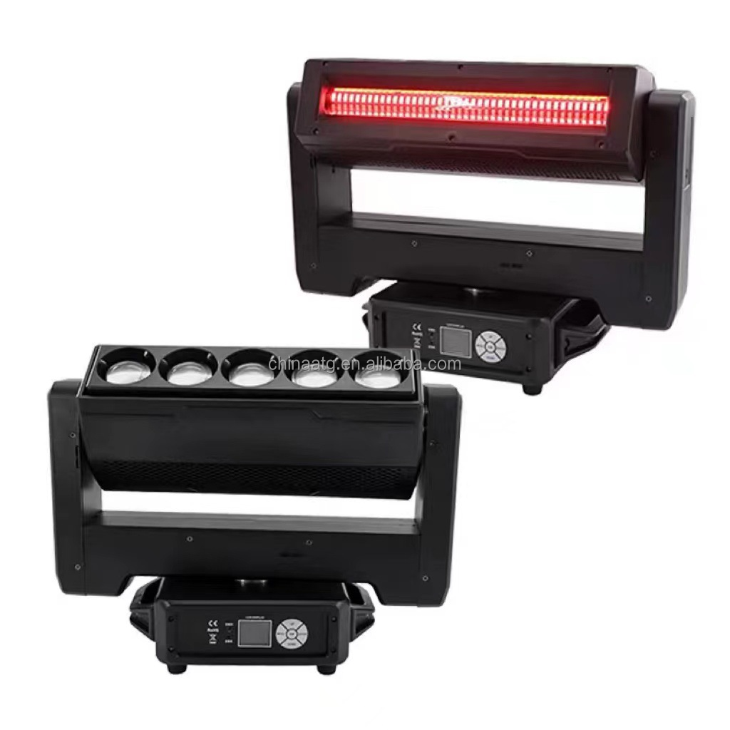 18 KG ATG 5eyes 40W/60W RGB Beam Moving Head Stage Laser Light for Bar DJ Club Disco LED 500W Stage DJ Lights