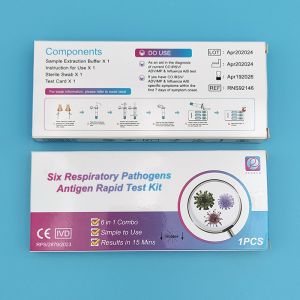 6 in 1 Respiratory Combo Antigen Test Kit for Home Self Test