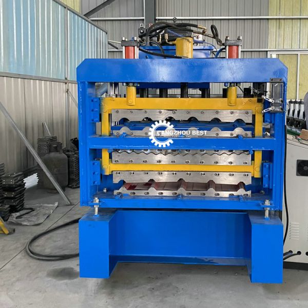 Quality 8-12m/Min Plc Roofing Sheet Roll Forming Machine for sale