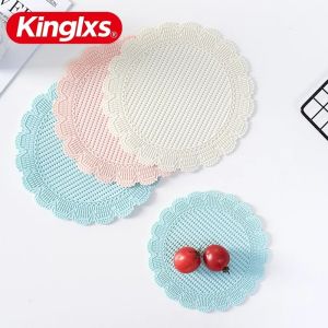 Buy cheap Lower Shape Large Heat Resistant Silicone Mat Drink Cup Coasters from wholesalers