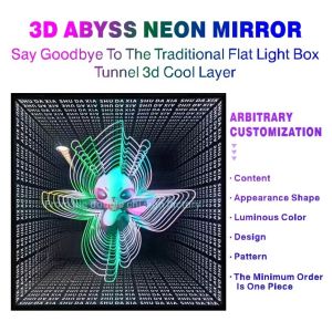 Buy cheap 2023 Infinite Extension Digital Signage LED Light Box Mirror Abyss Neon Mirror for Indoor from wholesalers