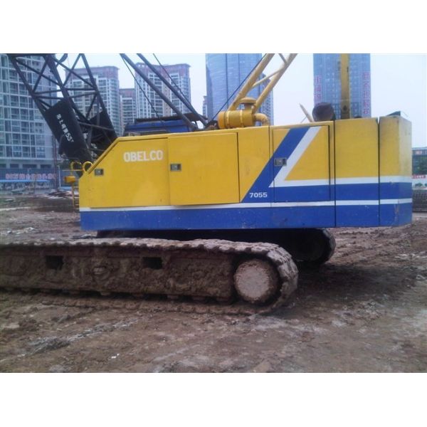 Quality 50T kobelco crawler crane 7055,Indonesia Malaysia Philippines for sale