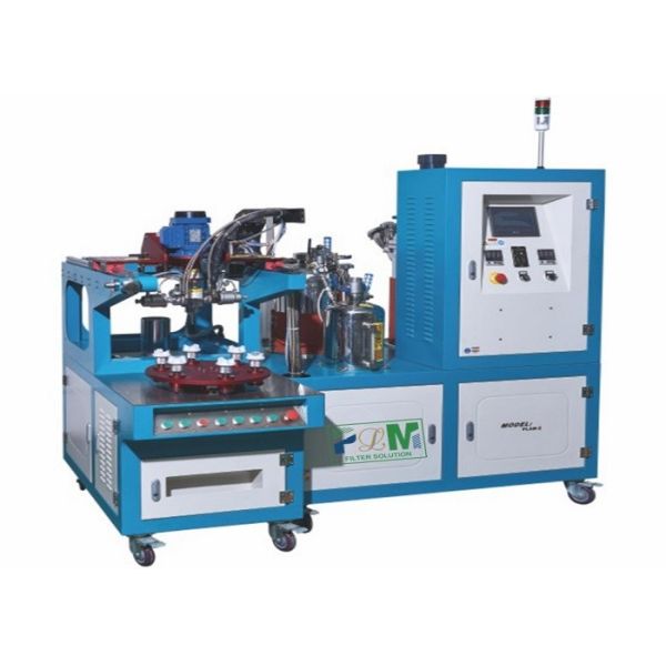 PLAB - 6 20 Pcs/Min Air Filter Manufacturing Equipment A B Two Compounds Filter