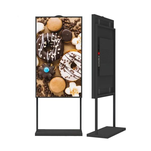 3000 Nits Sunlight Readable High Brightness Advertising Display Screen 85 Inch