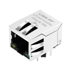 Buy cheap XFMRC XFAVERS-CLxu1-2MS Compatible LINK-PP LPJ4514GDNL 10/100 Base-T Tab Down Yellow/Green Led 1 Port POE Ethernet Integrated RJ45 FastJacks from wholesalers