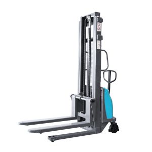 Buy cheap Semi Electric Hydraulic Stacker Pallet lifter 1.5tons 3 meters from wholesalers