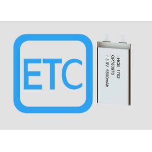 Buy cheap Capacity 5500mAh No Passivation 8mm Flat Battery CP783970 GPS TPMS RFID Use from wholesalers