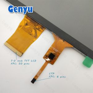 Buy cheap 7 Inch TFT LCD Touch Screen 800x480 50pin RGB Interface Socket Type from wholesalers