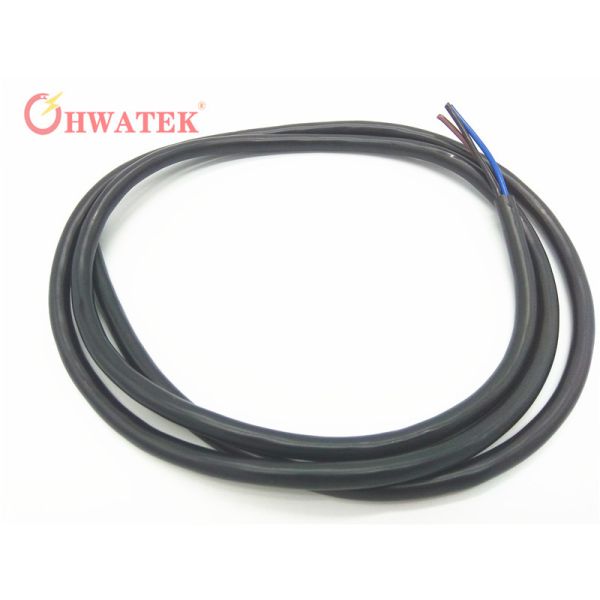 Flexible Multicore Cable With PUR Jacket , 2 / 3 / 4 Conductor Braided