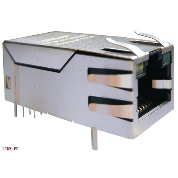 Buy cheap 12pins PHY Gigabit Rj45 PCB Mounting Jack LPJK0071AINL Shield W/LEDs Latch-up from wholesalers