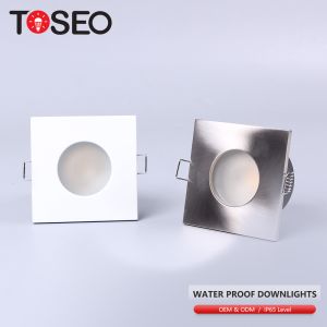 Buy cheap Square Waterproof Gu10 Recessed Ceiling Downlight 83x83mm Size from wholesalers