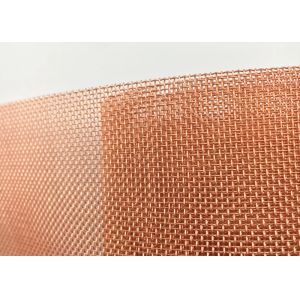 Buy cheap Micron Ultra Fine Copper Wire Mesh Screen Customized For EMF RF Shielding from wholesalers