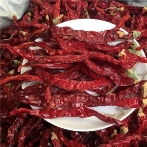 Buy cheap 4 - 7cm Dried Red Chilli Peppers 99% Pure In Cool And Dry Place 50000 SHU from wholesalers
