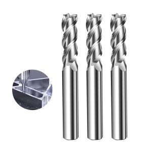 Buy cheap CNC Carbide Endmill HRC65 3 Flute Aluminium Milling Cutter Customizable OEM Aluminum Cutting Tools Specular Highlight for from wholesalers