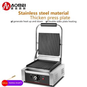 Buy cheap Commercial Electric Panini Maker Grill with Non-Stick Cooking Surface and Sandwich Plates from wholesalers