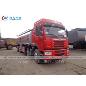 Buy cheap FAW 8X4 30000L Fuel Delivery Tank Truck With Flow Meter from wholesalers