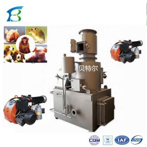 Animal Cremation Waste Incinerator with 100-500kg/h Capacity and Customized