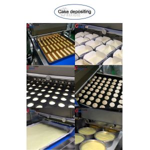 Silver 1KW Cookies and Cake Dough Depositing Machine Tray Depositor