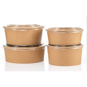 Microwavable disposable take away bowls with lids container strong disposable