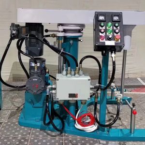Buy cheap 5.5kW High Speed Dispersion Mixer 380V Industrial Paint Shaker Machine from wholesalers