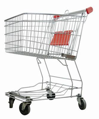 Buy cheap Grocery Store Shopping Carts Unfolding Style Zinc Plated Surface Treatment from wholesalers