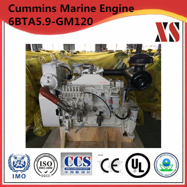 Quality Cummins Marine Engine 6 Cylinder Diesel Engine 6BTA5.9-GM120 for sale