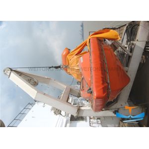 Buy cheap CCS Approval Life Raft Davit Launch , Boat Davit Crane 28-45kn Hoisting Load from wholesalers