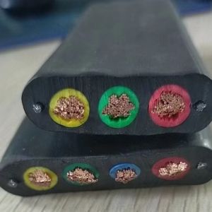 Buy cheap EPR Insulation, SE3 Jacket Rubber Flat Flexible Traveling Cable YCB from wholesalers