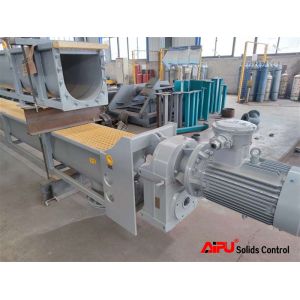 Fixed Or VFD Optional Screw Conveyor Auger Feeder Waste Management