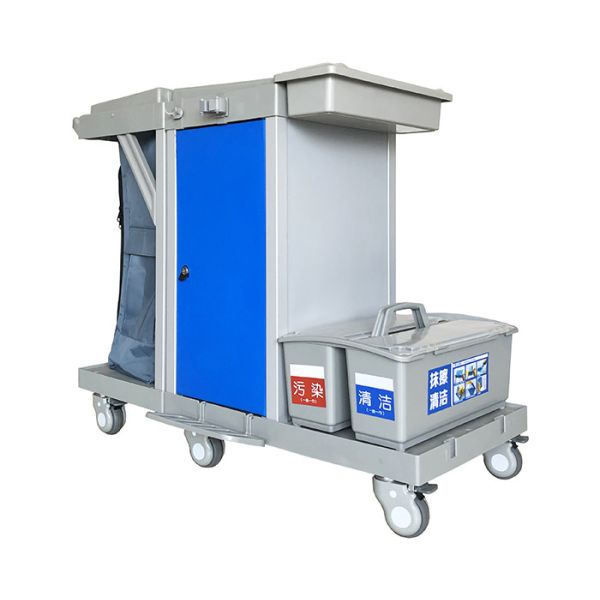 Buy cheap CE Approved Janitorial Cleaning Tools Plastic Custodial Cleaning Carts from wholesalers