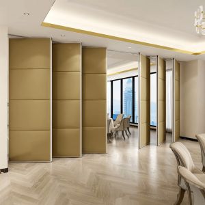 Commercial Folding Room Partition Wall , Operable Folding Partition Doors