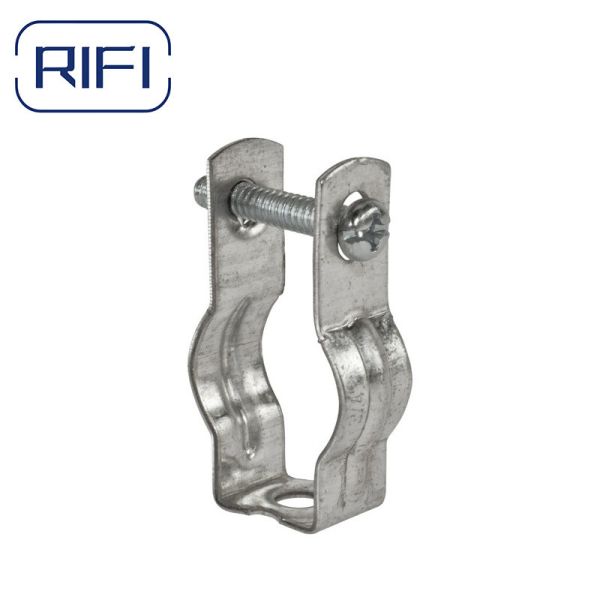 Quality Abrazadera Caddy EMT Conduit Fittings 50mm Electrical Conduit Clamp for sale