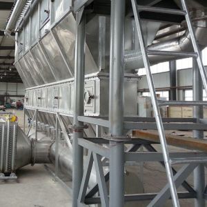 Buy cheap Continuous Horizontal Fluid Bed Dryer FBD For Agrochemicals product