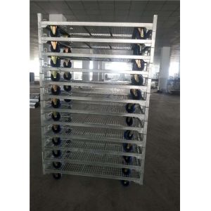 Buy cheap Galvanized 1350*565*1900MM Danish Flower Pot Trolley from wholesalers